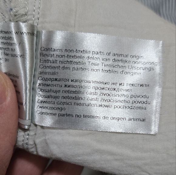 Sandwich Denim Pinstripe Mini Jean Skirt Size L Waist 32 - Picture 11 of 12